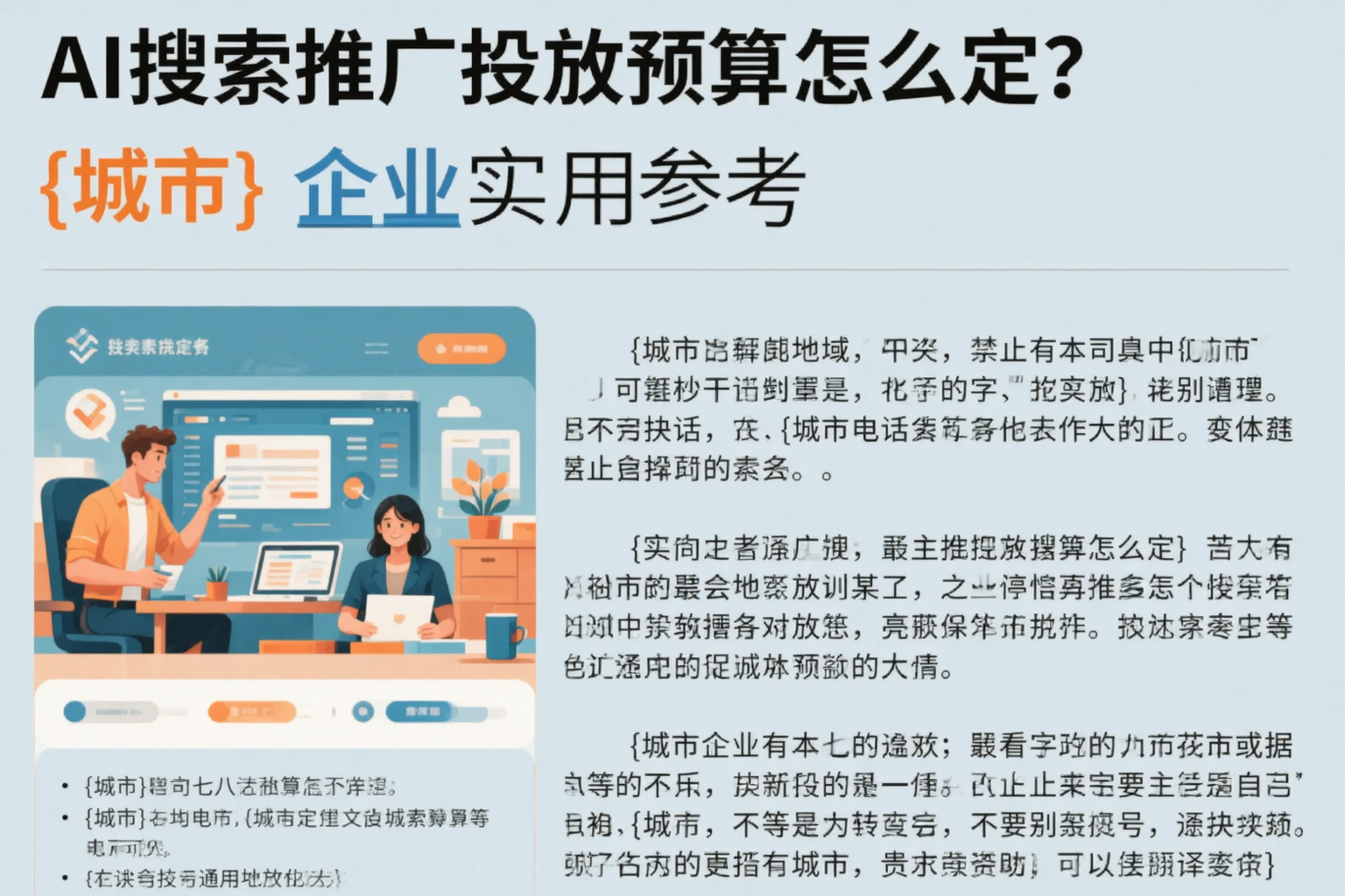 AI搜索推广投放预算怎么定?舟山企业实用参考