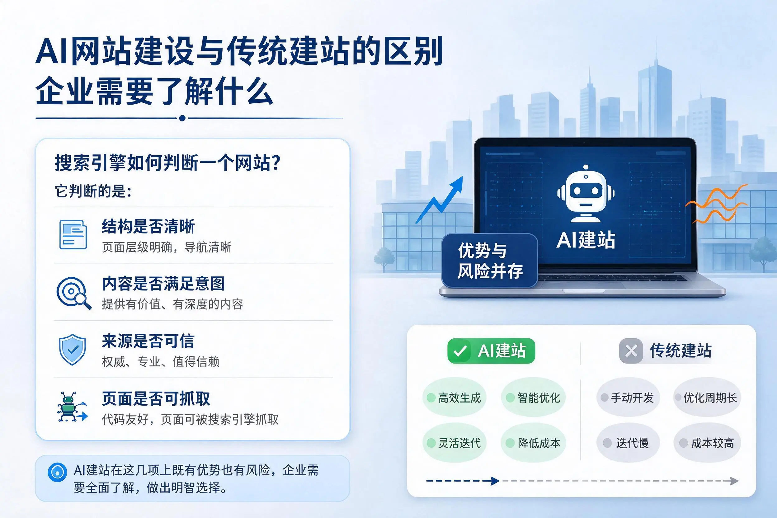 AI网站建设与传统建站的区别,舟山企业需要了解什么